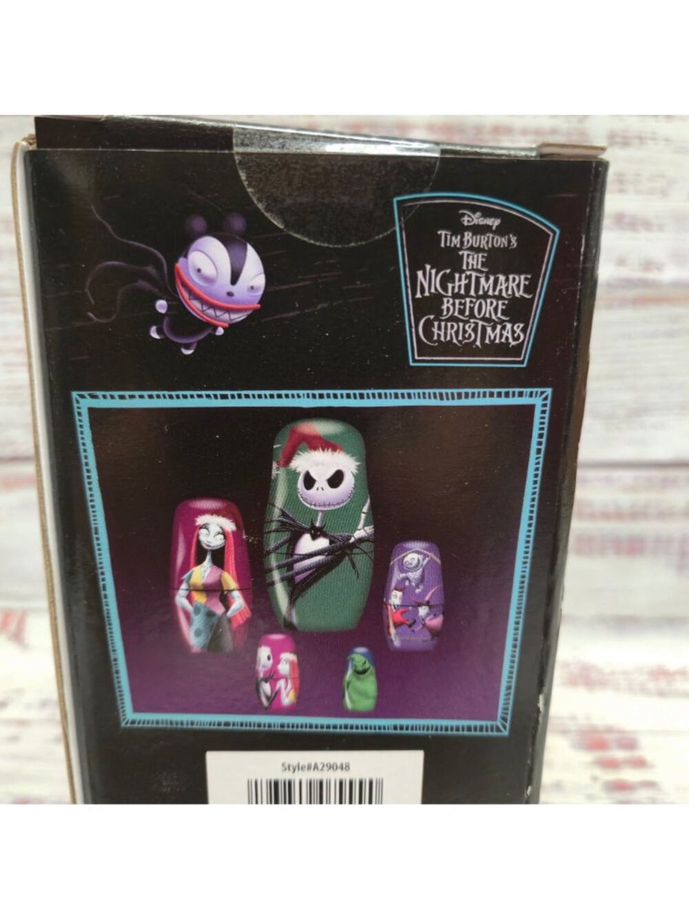 Nightmare Before Christmas 5-piece nesting doll set featuring Jack Skellington - Picture 6 of 10
